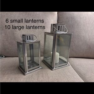 Silver Lantern Set